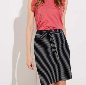 • loft • striped pencil skirt